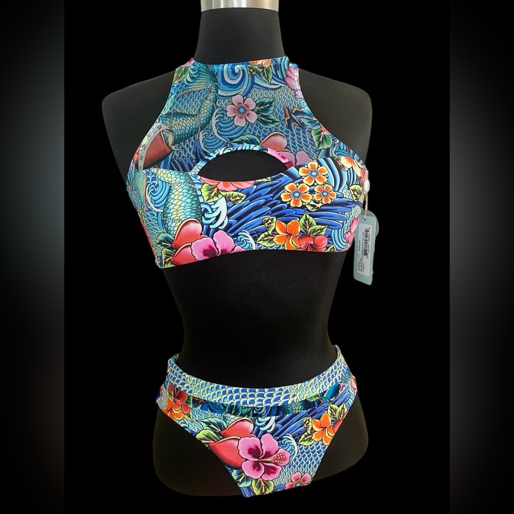 Luli Fama bikini & shorts set